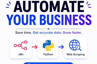 automate your business using n8n, python and web scraping