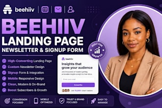 design beehiiv landing page beehiiv newsletter setup beehiiv signup form