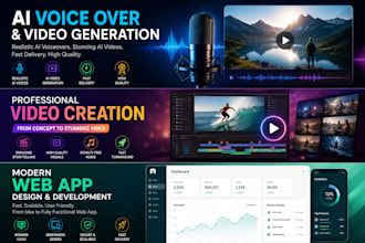 be your ai audio, video creator for realistic video
