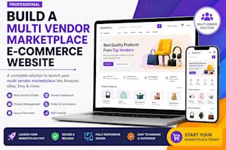 build a multi vendor marketplace ecommerce marketplace website