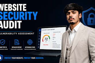 perform website security audit and vulnerability assessment