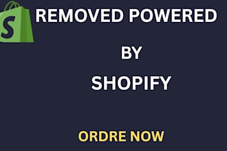 remove powered by shopify, customize footer, and make your store look profession