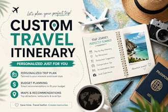 create customized travel itineraries for any destination