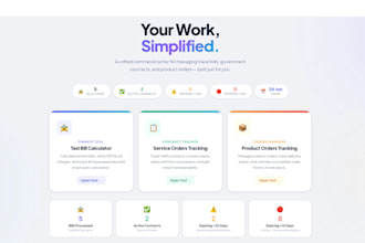 build a custom business dashboard and web application