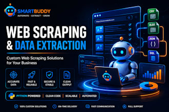 build custom web scraping and data extraction solutions