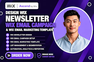 design wix newsletter wix email campaign and wix email marketing template