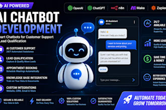 build ai chatbot for customer support and lead qualification