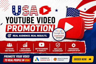 promote USA youtube channel by google ads