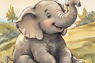 draw children book illustration and picture book illustrator