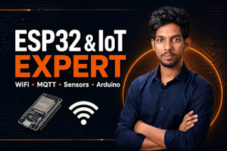 build your esp32 or arduino iot project with sensor and wifi integration