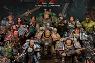 paint your warhammer 40k and fantasy miniatures