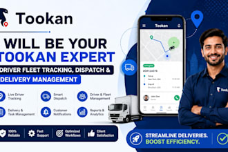 be your tookan expert driver fleet tracking dispatch   delivery management