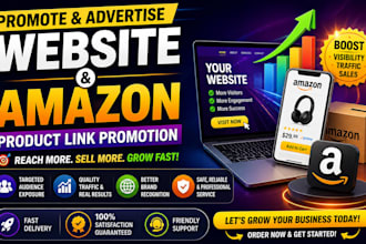 promote and advertise website amazon product link promotion