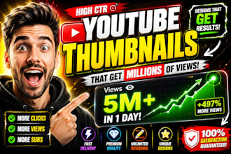 ctr boosting youtube thumbnails