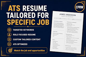 write a job specific resume tailored to targeted role ats targeted resume