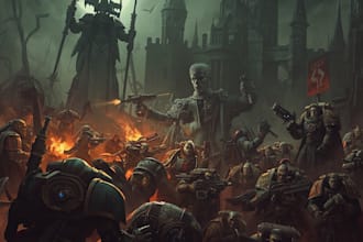 create warhammer 40k art