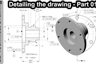 2d cad drawing technical drawing cad drafting manufacturing drawing in autocad
