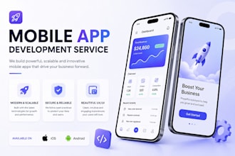 build a custom mobile app for android and ios