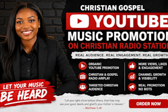 submit your female gospel music to christian radio stations and gospel listeners
