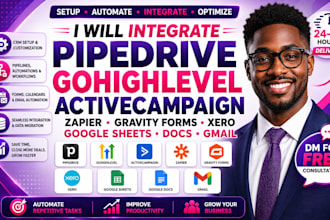 pipedrive activecampaign zapier gravity forms xero google sheets docs gmail ghl