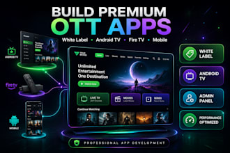 create white label iptv app, xciptv, smarter pro, tivimate with admin panel, ibo