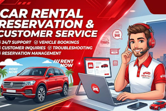 do rental reservation and customer service for your rental car business