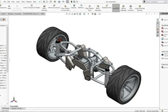 design car parts, vehicle components, plastic parts and sheet metal design cad