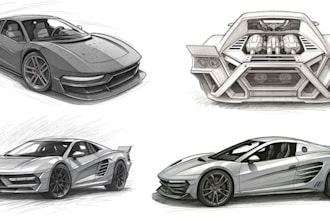create automotive concept car cad model and prototype body panel for production