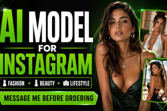 create realistic ai influencer model for instagram content