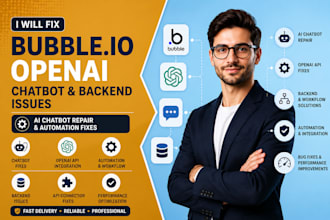 repair bubble io openai ai chatbot automation and backend problems