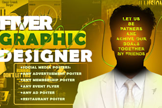 design eye catching restaurant food poster and flyer