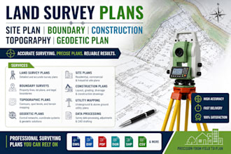land survey plans site plan boundary construction, topography geodetic plan