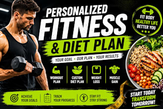 create your personalized fitness and diet plan