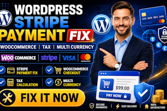 fix wordpress stripe payment woocommerce checkout tax calculation multi currency