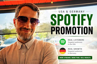 do USA spotify music promotion and german spotify promotion