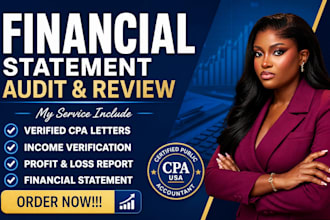 write, sign verified US CPA letter, employment, business, mortgage income letter
