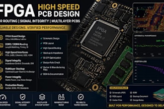 fpga high speed pcb design ddr signal integrity multilayer stackup layout