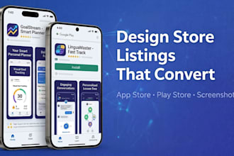 design custom german app store or google play store app screenshots that convert