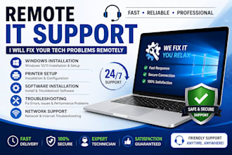 provide professional desktop support and IT support