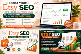 optimize your etsy listing SEO to increase ranking, traffic, and sales