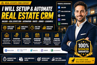 setup buidiuer real estate crm automation onsite jobber leadsimple integration