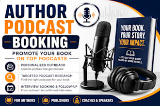 book podcast interviews for authors and book promotion