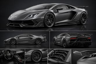 create 3d model your cars and 3d car rendering, 3d car animation