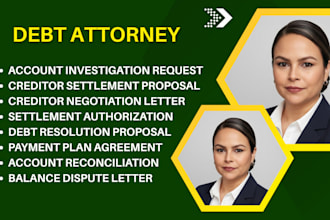 be your debt lawyer for debt negotiations, debt relief, and debt settlement