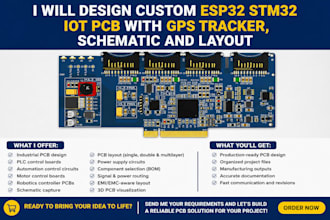 do industrial pcb design for plc automation motor control board and robotics