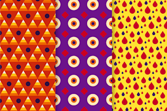 design creative allover pattern for print