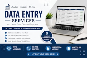 offer manual data entry web research and data co