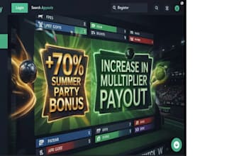 develop gamble website, sport app, crypto bet app, website