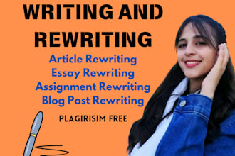 proofread write and rewrite articles in 24 hours