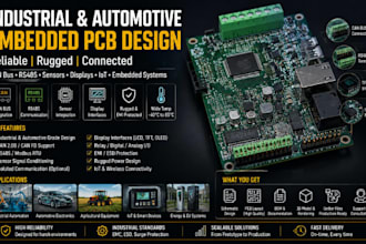 industrial automotive embedded pcb design can bus rs485 sensor systems